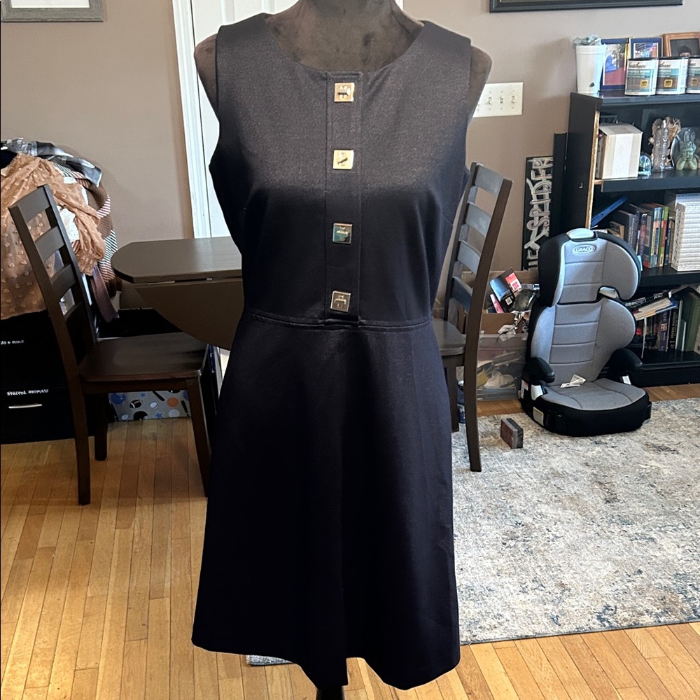 Tommy Hilfiger Navy Sleeveless Mini Dress